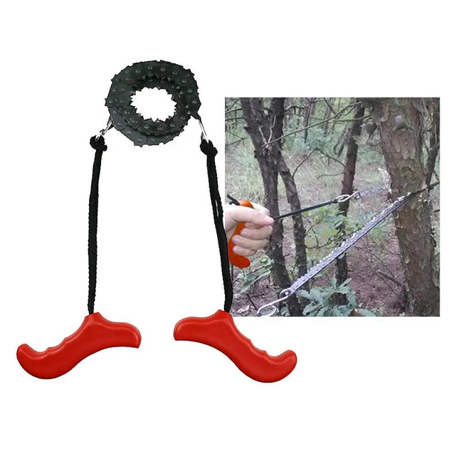 منشار يدوي بسلسلة لقص خشب الشجر Hand Chain Saw with Plastic Handles 2474