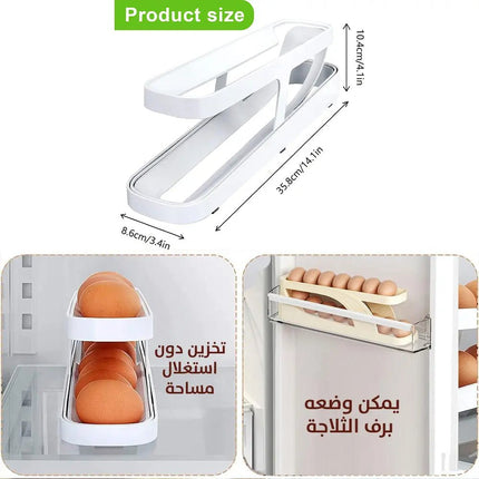 منظم عصري للبيض Automatic Rolling Egg Container 3141