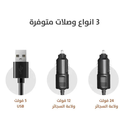 مروحة ثلاثية للسيارة three heads Vechile fan 2641
