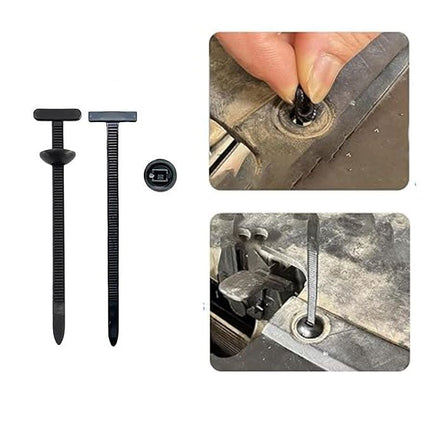 مشبك كوابل مزودة بمسمار و حزقة Nylon Universal Cable Tie Buckle 6109