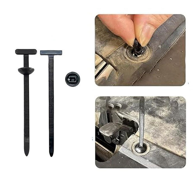 مشبك كوابل مزودة بمسمار و حزقة Nylon Universal Cable Tie Buckle 6109