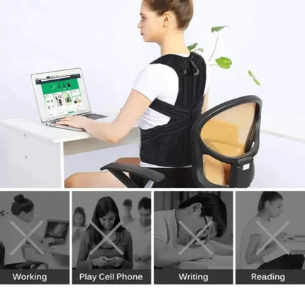 مشد الظهر لتعديل التقوس Back Brace Posture Corrector For Women Men 3157