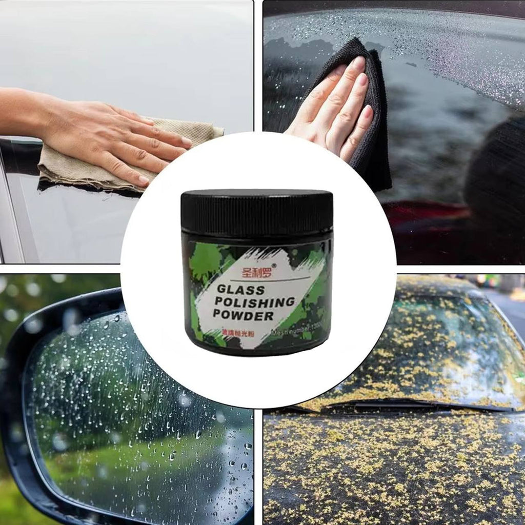 مسحوق تلميع الزجاج من سانليرو لإزالة طبقة الزيت والمياه 3754