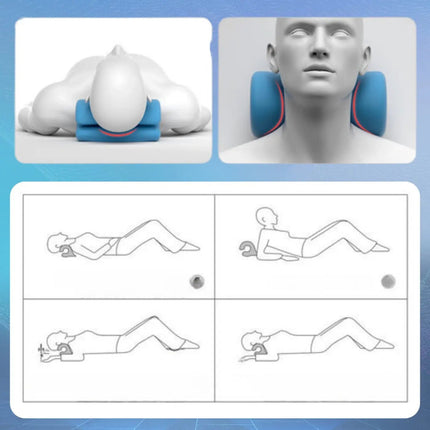 مسند لعلاج آلام الرقبة elastic memory pillow 3168