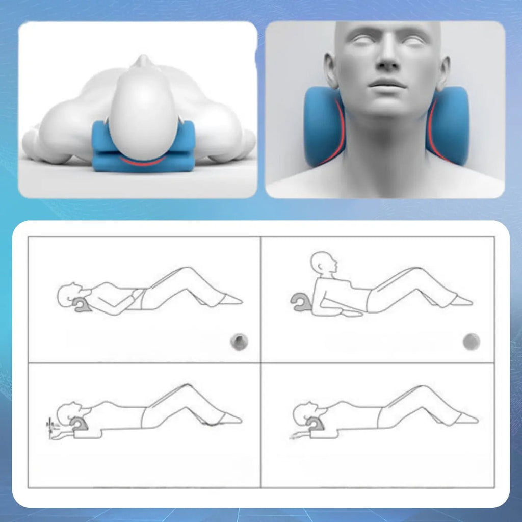 مسند لعلاج آلام الرقبة elastic memory pillow 3168