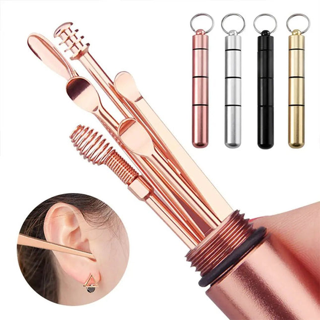 مزيل شمع اذن Ear wax Remove Gold Rose 2238