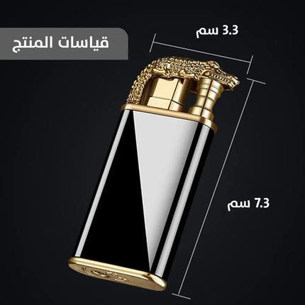 ولاعة على شكل اسد او تنين ضد الرياح lion or Dragon Lighter wind proof 2749