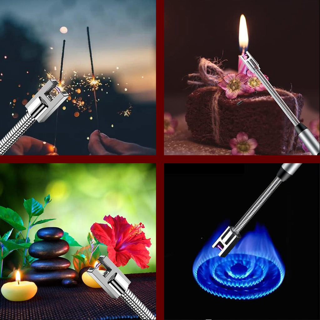 ولاعة قابلة للشحن شرارة مع عنق طويل 3641