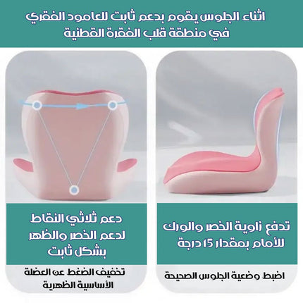 وسادة جلوس بمنحنيات فيسيولوجية PHYSIOLOGICAL CURVE SIT  أدوات صحية