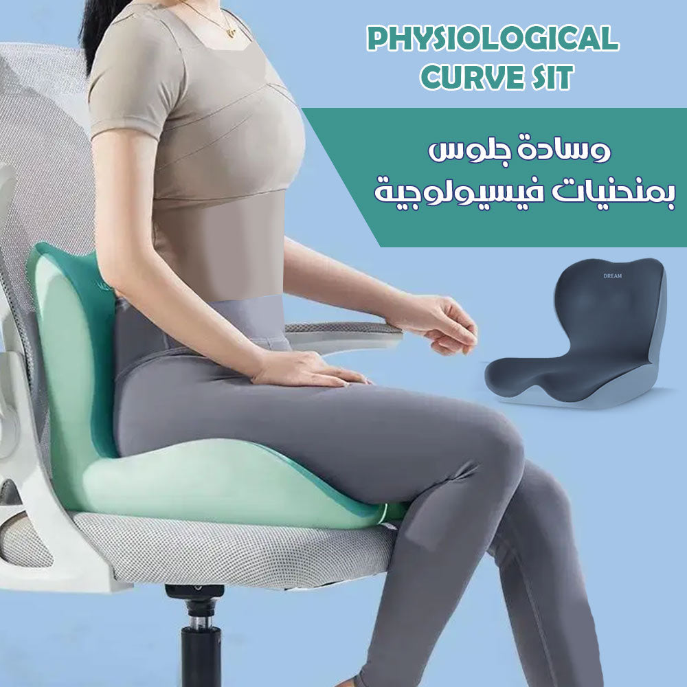 وسادة جلوس بمنحنيات فيسيولوجية PHYSIOLOGICAL CURVE SIT  أدوات صحية