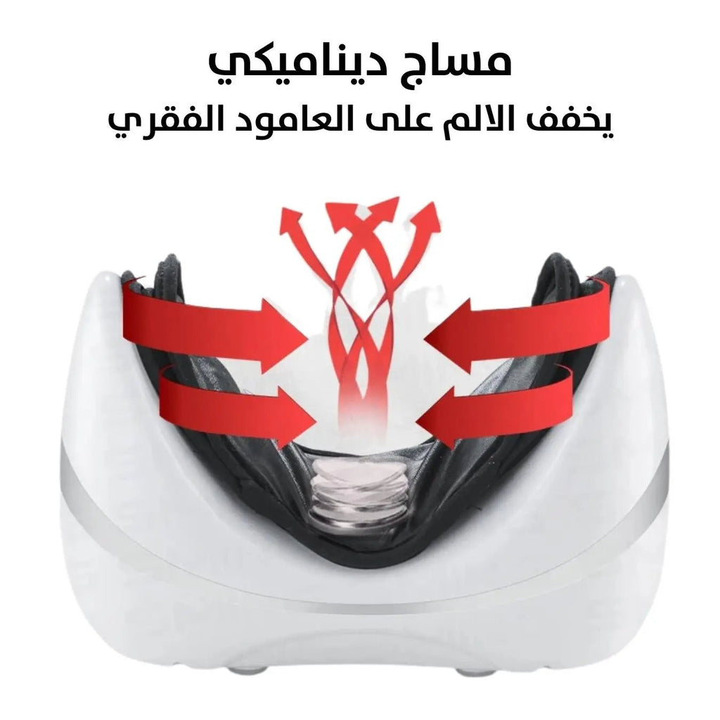 وسادة تدليك للعمود الفقري العنقي Cervical spine Kneading Massager Pillow 2922