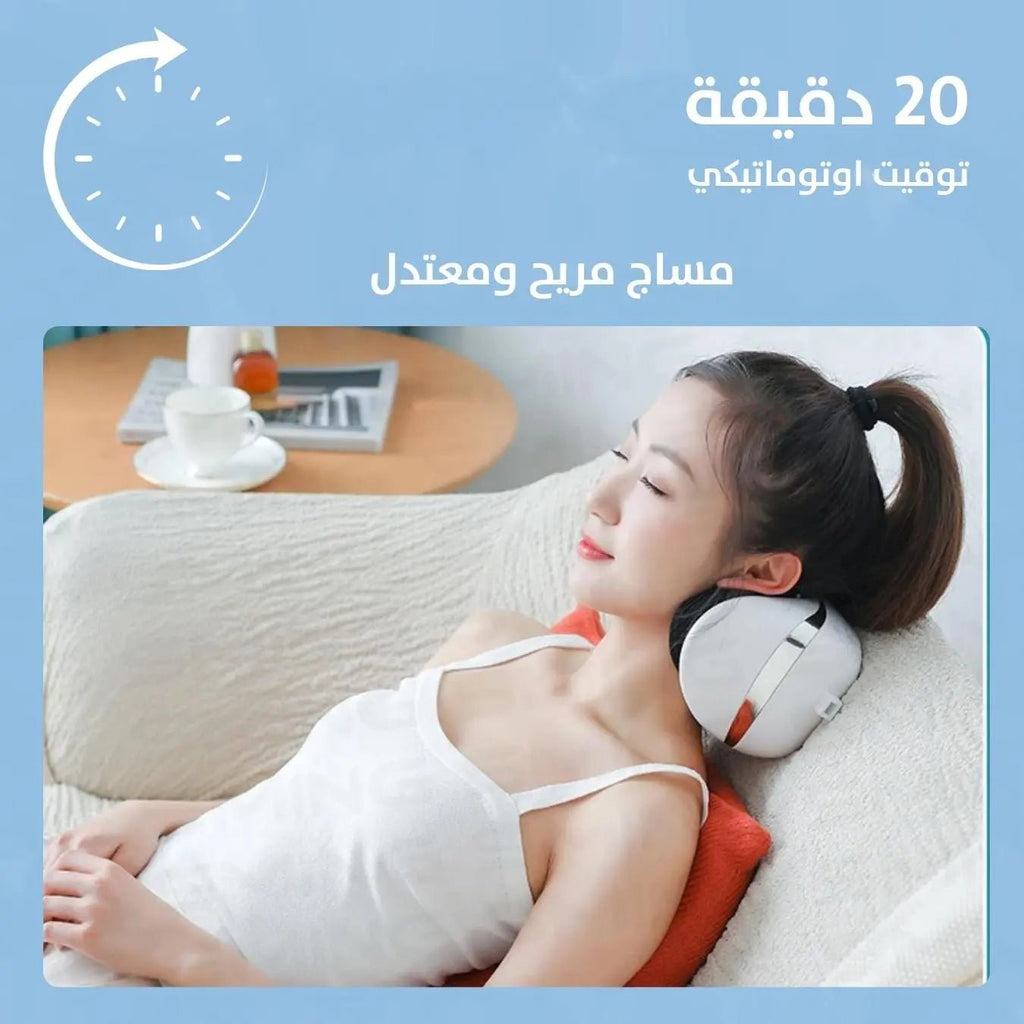 وسادة تدليك للعمود الفقري العنقي Cervical spine Kneading Massager Pillow 2922