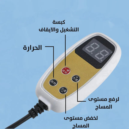 وسادة تدليك للعمود الفقري العنقي Cervical spine Kneading Massager Pillow 2922