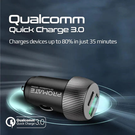 PROMATE DriveGear - 20W Quick Charging Mini Car Charger PRO - 30