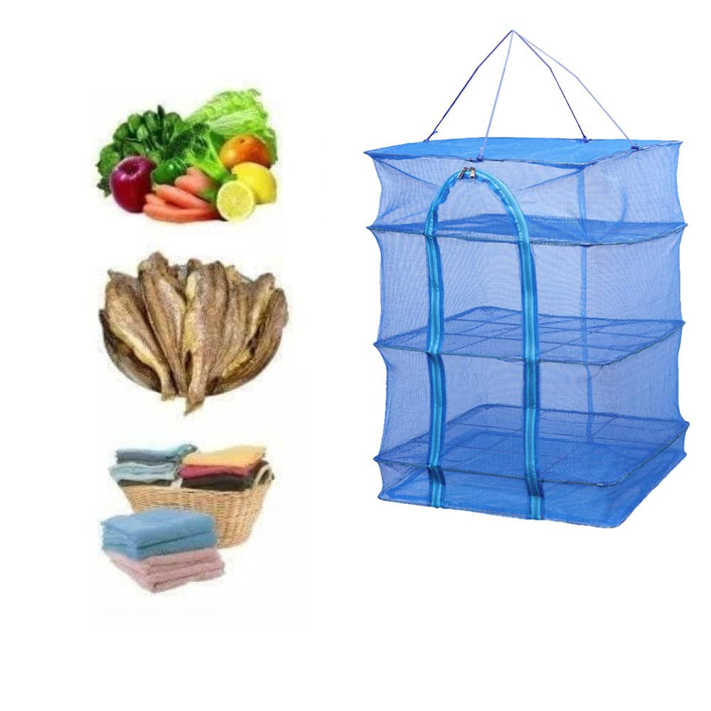 رفوف شبكية بطبقات لتجفيف الاطعمة Foldable Food Drying الحجم الصغير  معدات مطبخ