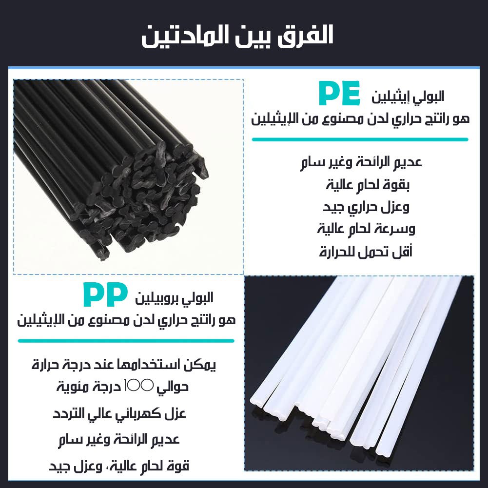 شريط لحام بلاستيكي نوعين pp و pe 5995