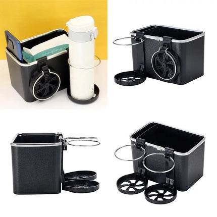 صندوق تخزين وحامل الأكواب Car holder+ tissue box 2171