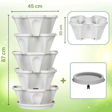 ستاند زريعة متعددة الطبقات 5 طبقات Multi Layer Stacking Saves Space 3162