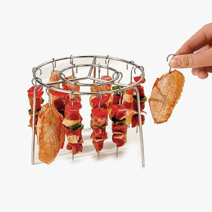 سياخ لحمه مع قاعدة Meat skewers with base  معدات طبخ