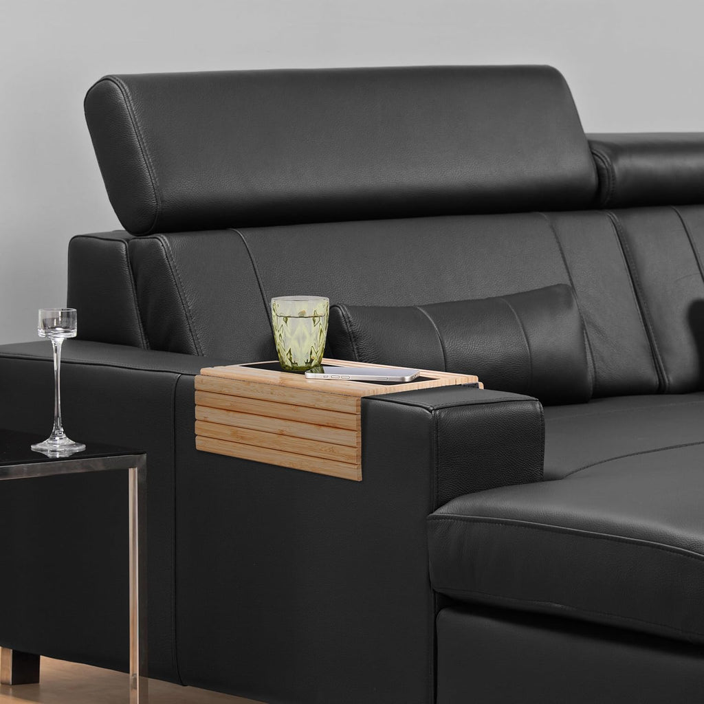 طاولة جانبية خشبية لمسند الكنب قابلة للفردsofa Side Table  أثاث منزلي