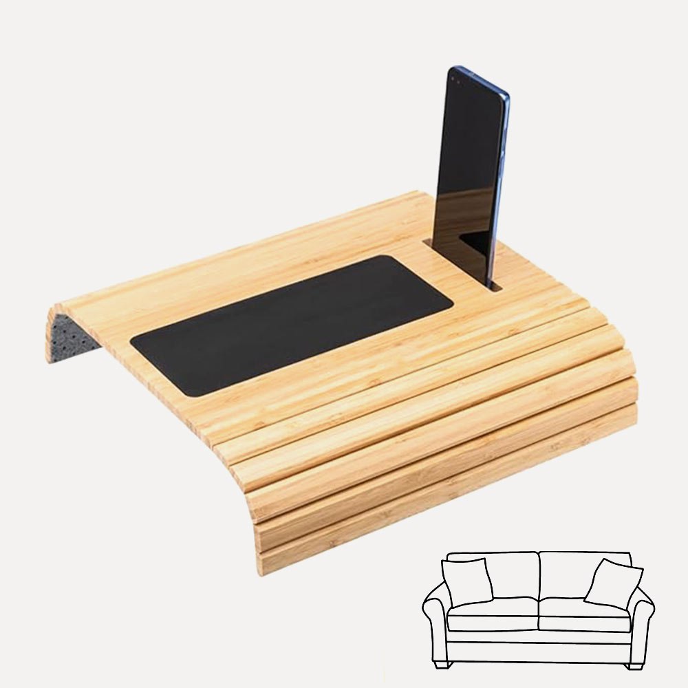 طاولة جانبية خشبية لمسند الكنب قابلة للفردsofa Side Table  أثاث منزلي