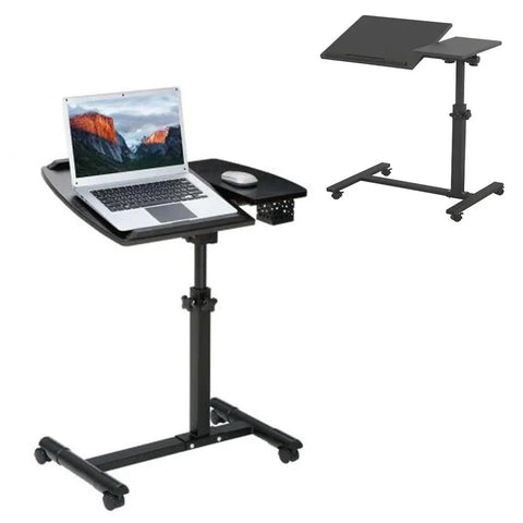 طاولة لابتوب متحركة قابلة للطي Foldable laptop table with wheels
