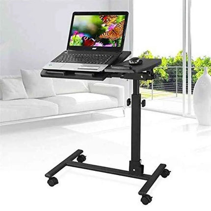 طاولة لابتوب متحركة قابلة للطي Foldable laptop table with wheels 327