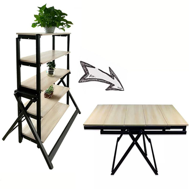 طاولة تتحول إلى أرفف 5 طبقات Table Converts Into 5 Tiers Shelves  أثاث منزلي