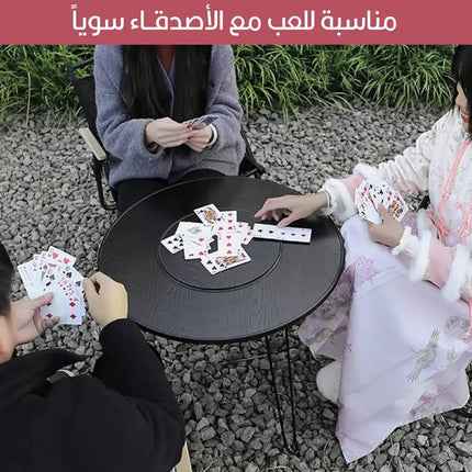 طاوله خشبية بمنقل شواء Wooden Barbecue Table 3523