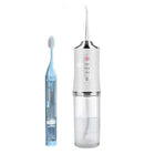 طقم العناية الذكي بالأسنان خيط مائي احترافي+فرشاة مبتكرة Smart Dental Care Kit Professional Water Flosser + Innovative Toothbrush 6100